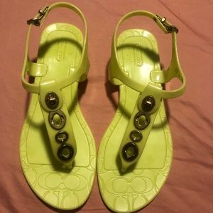 Coach Phila Jelly Sandals